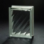 Diagonal Pattern Glass Brick